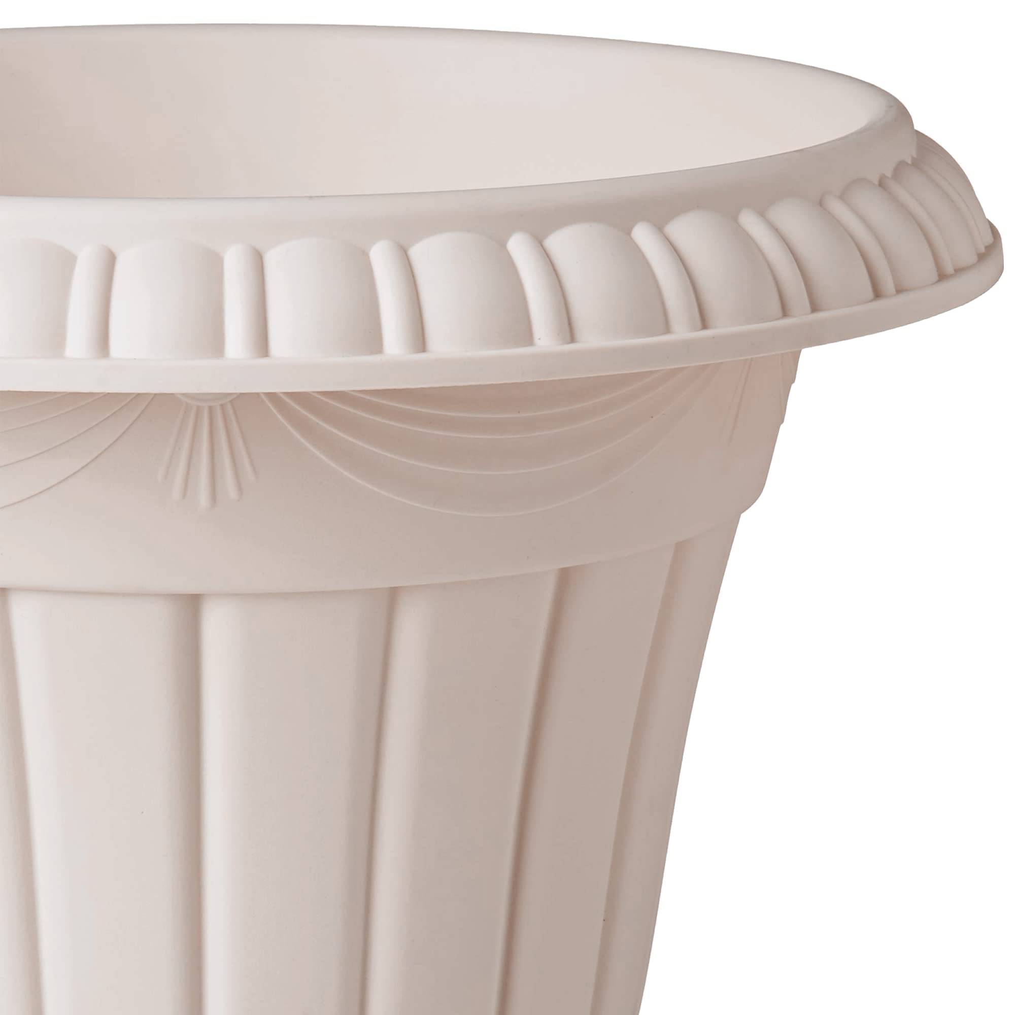 PL10TP Classic Traditional Plastic Urn Planter 15