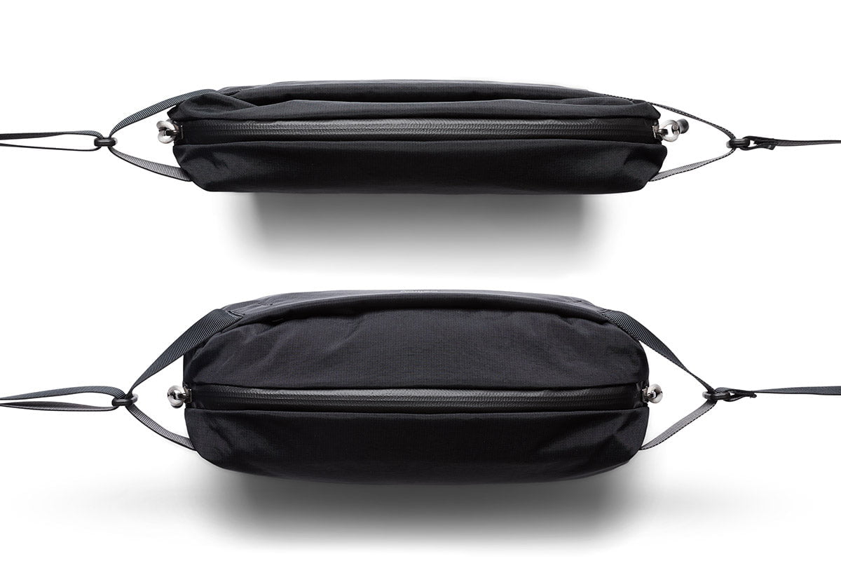 Bellroy Lite Sling - Lightweight Crossbody Bag for Men & Women | Water-Resistant Travel Sling Pack | Perfect for Hiking, Commuting & Everyday Carry (Black)