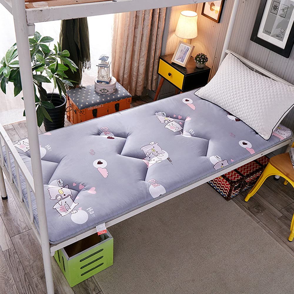 KKCD Japanese Tatami Floor Mattress - Foldable Futon Mattress Topper for Kids & Adults, Korean Floor Bed, Portable Roll-Up Guest Bed - Ideal for Camping, Dormitory & Home Use - Size 120x200cm (47x79 Inches)