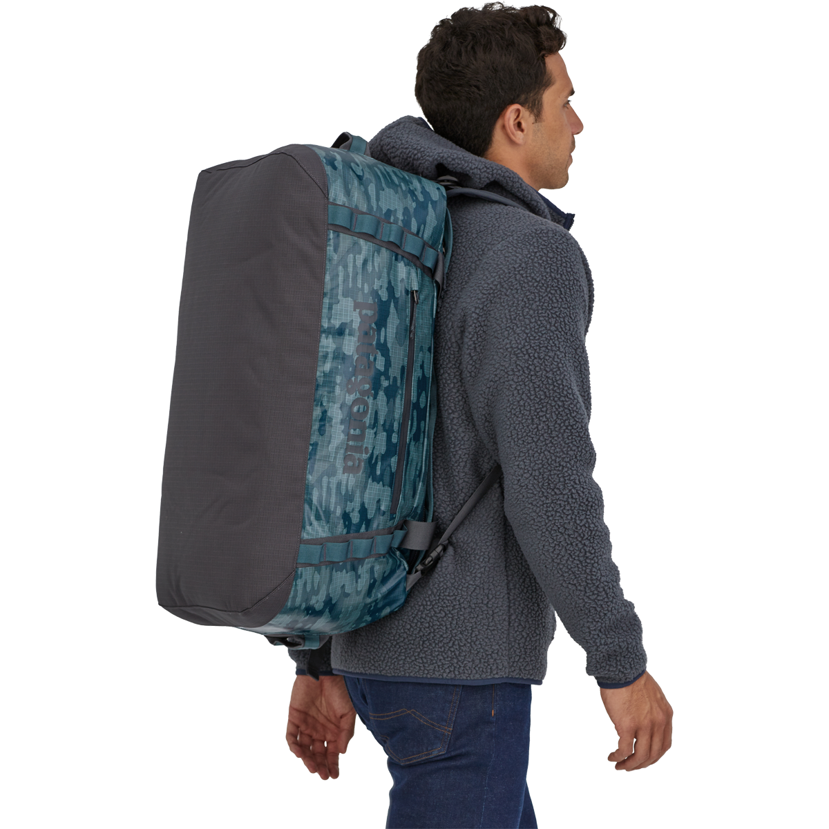Black Hole Duffel Bag 55L - Lightweight Waterproof Travel Duffel for Camping, Hiking & Outdoor Adventures
