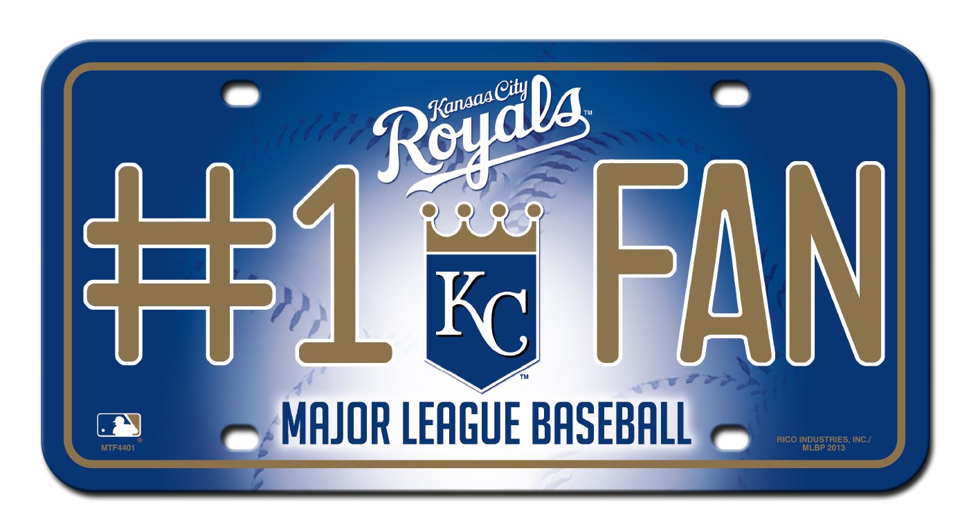 MLB Kansas City Royals #1 Fan Metal Tag - Officially Licensed Baseball Fan Gift for Men & Women - Perfect for Keychains, Backpacks, and Game Day Accessories