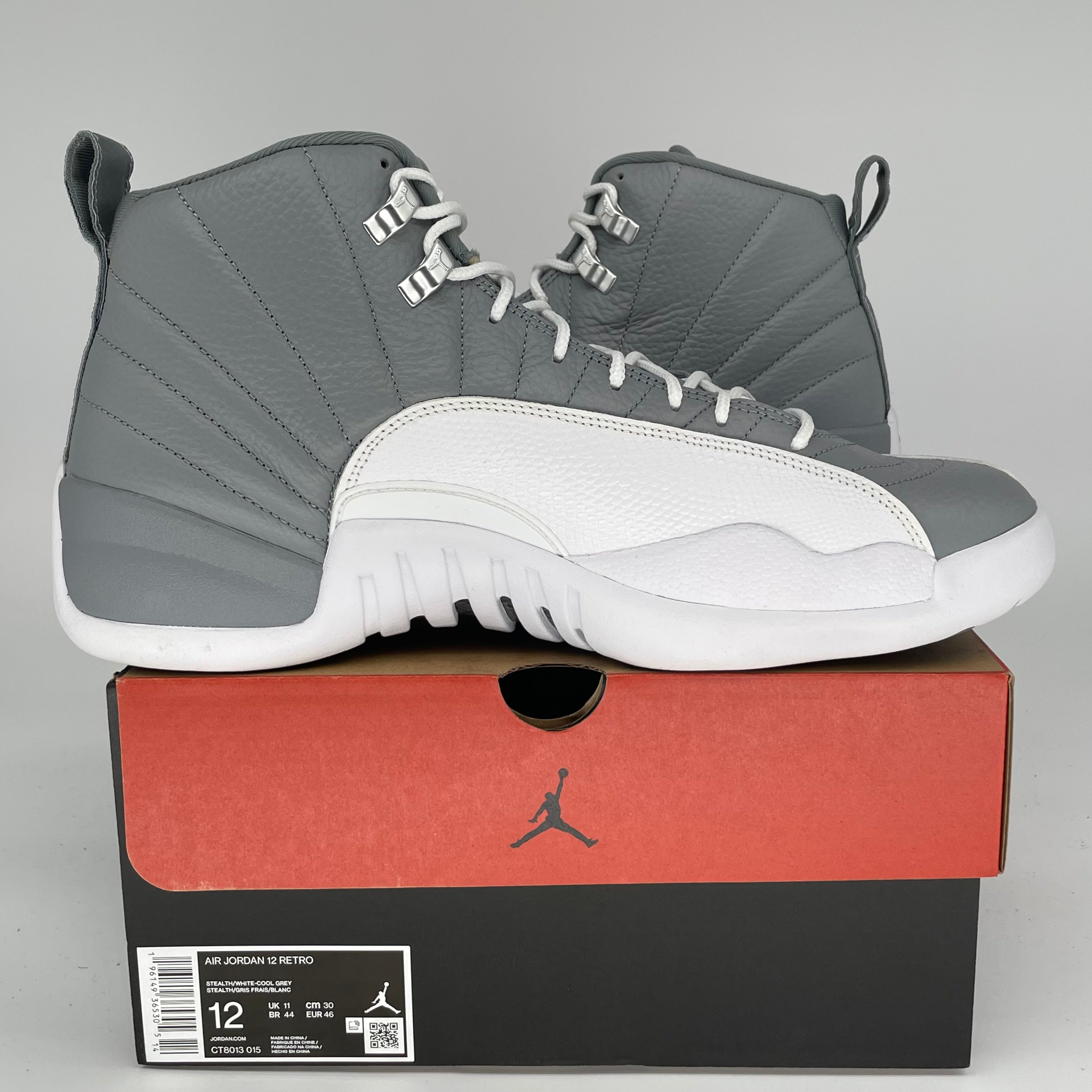 AIR JORDAN 12 STEALTH Men's Basketball Shoes Size 12 - CT8013-015 | Retro Sneakers for Sports, Streetwear & Casual Outfits