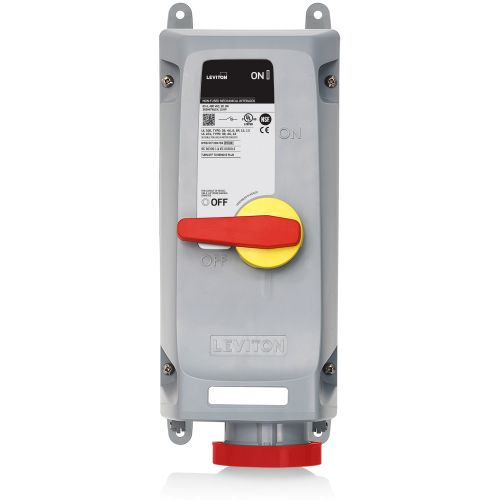 Heavy Duty Non-Fused Pin & Sleeve Mechanical Interlock Connector - Industrial Grade Electrical Safety Device for Generators, Construction Sites & Marine Applications