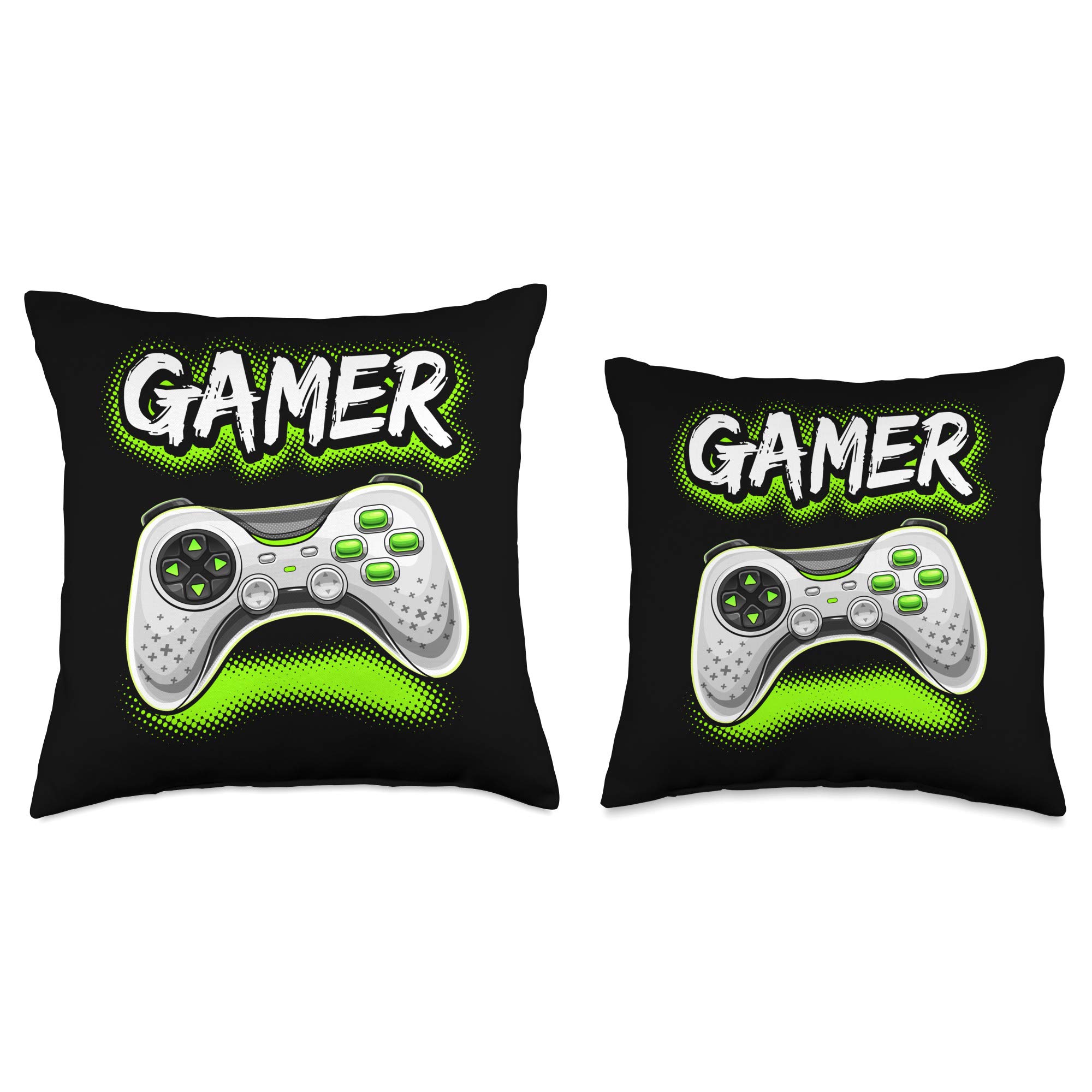 Best Video Game Controller Throw Pillow - Cool Gamer Room Decor for Boys & Girls - Perfect Gift for Gamers - Ideal for Gaming Rooms, Bedrooms & Couches
