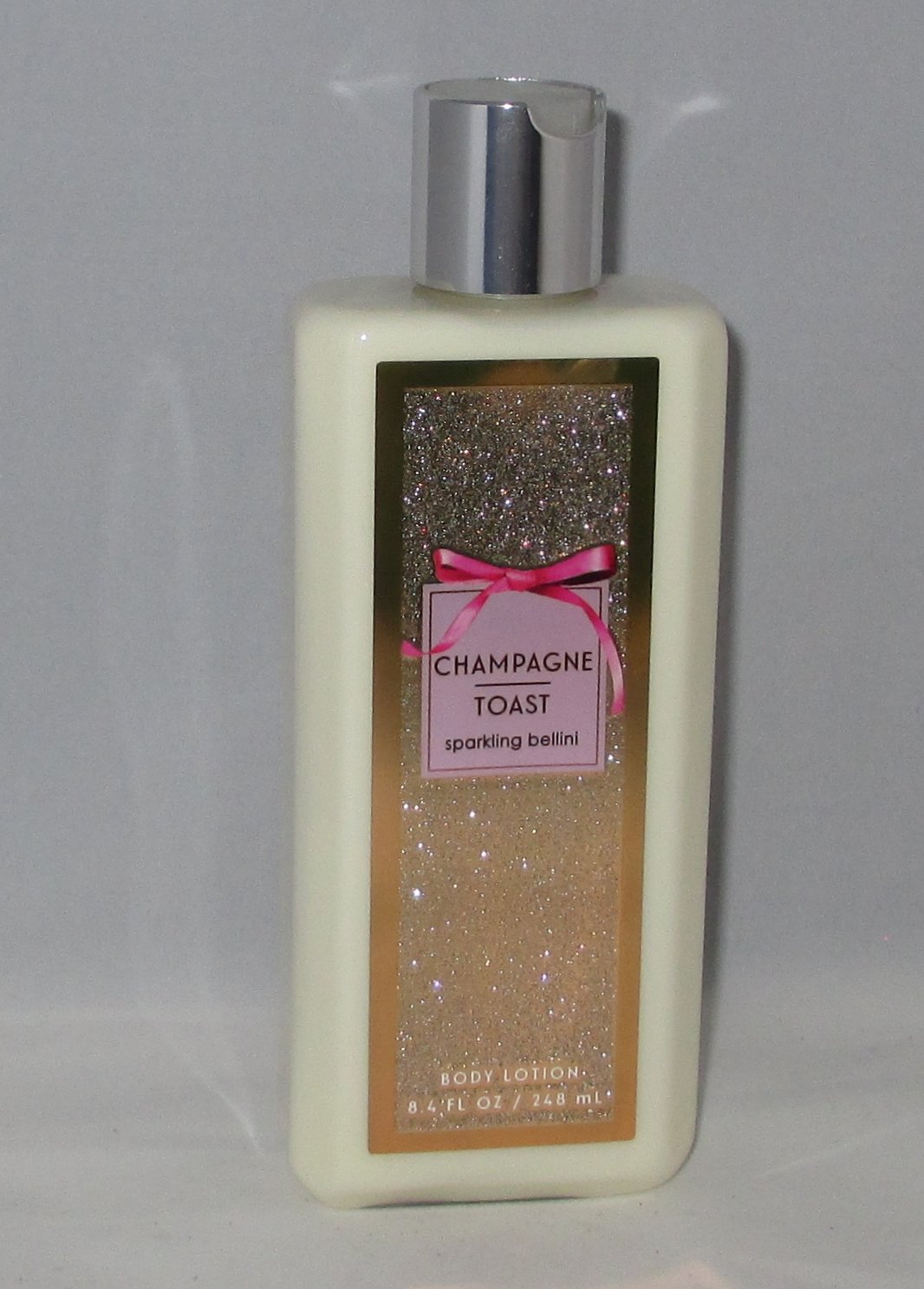 Bath & Body Works Shea & Vitamin E Body Lotion - Champagne Toast Scent, 8 oz Moisturizing Cream for Dry Skin | Perfect for Daily Hydration, Gift Sets & Spa Nights