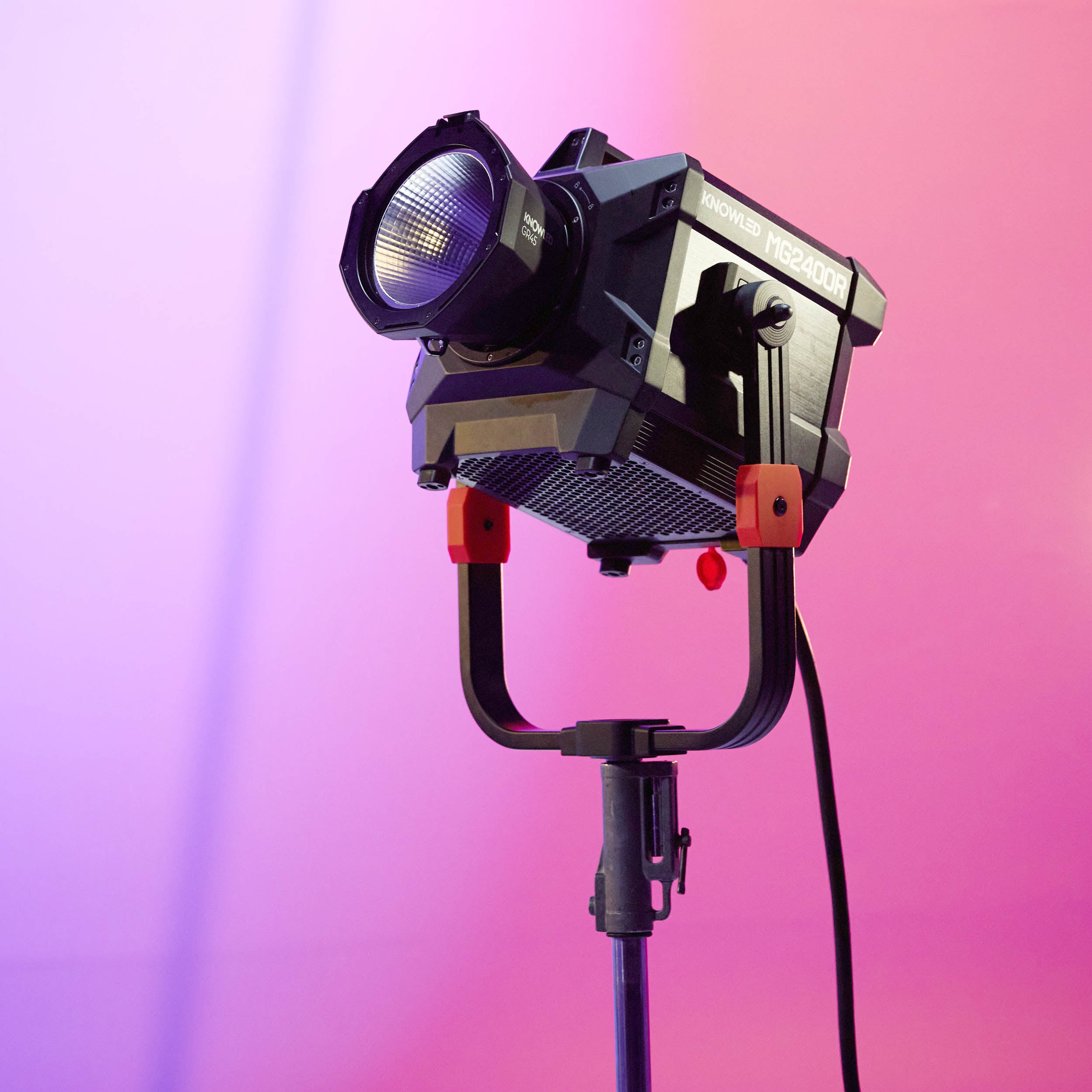 KNOWLED MG2400R K2 RGB COB LED Studio Light Kit with Flight Case - Professional Cine & Broadcasting Lighting for Film, Photography & Live Streaming