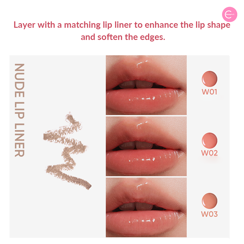 Judydoll True Plump Dual Ended Lip Liner & Gloss Pen - Waterproof Long Lasting Lipstick for Everyday Makeup, Date Night & Special Occasions