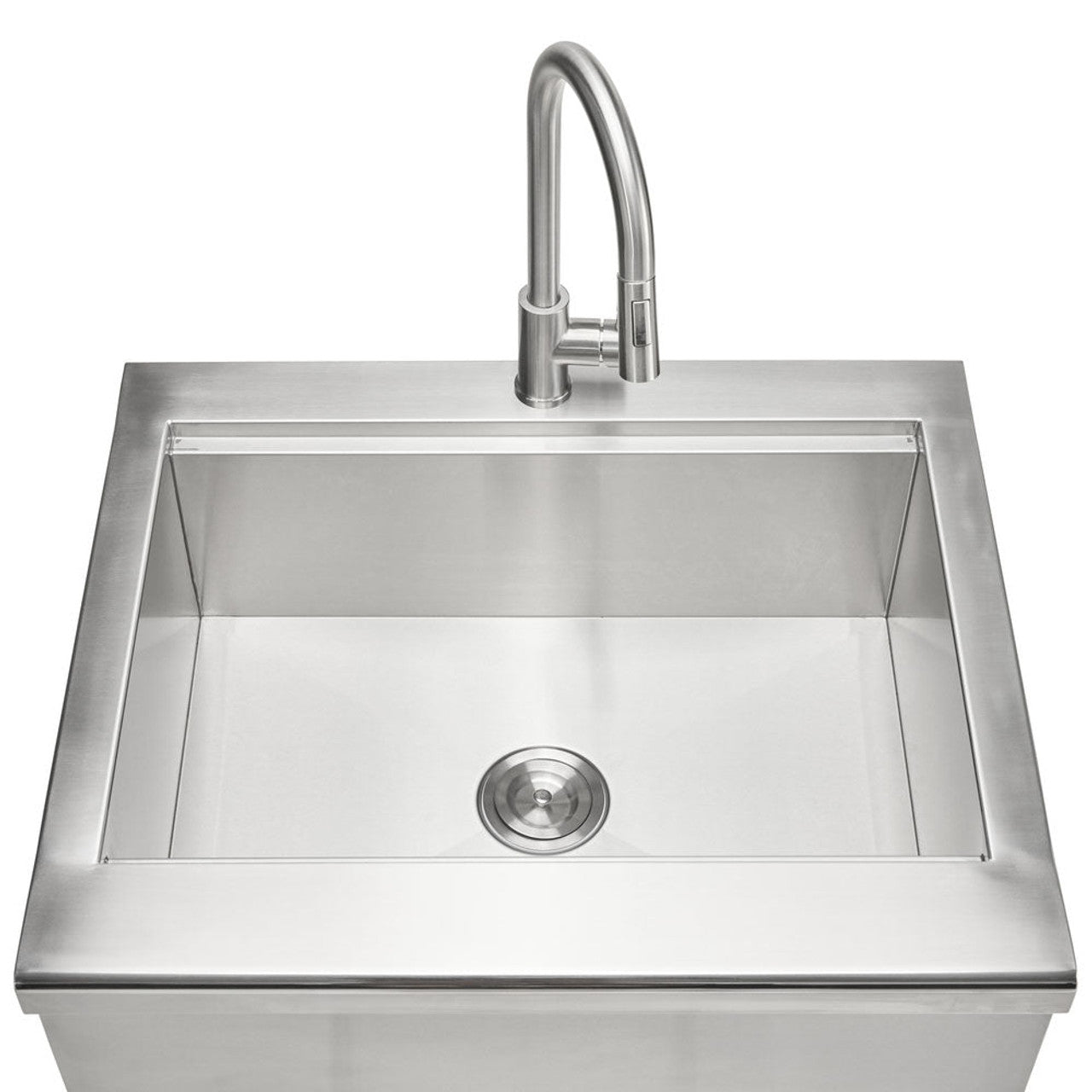 Coyote Grills 30-Inch Farmhouse Sink - Stainless Steel Kitchen Sink with Apron Front for Modern Farmhouse & Rustic Kitchen Decor | Perfect for Cooking, Cleaning & Food Prep