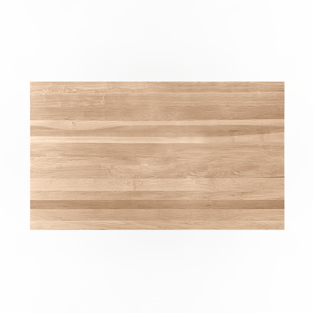 Solid Maple Wood Plank Counter Table - Rustic Kitchen Island, Dining Bar, or Coffee Table - Perfect for Farmhouse, Industrial & Modern Home Decor