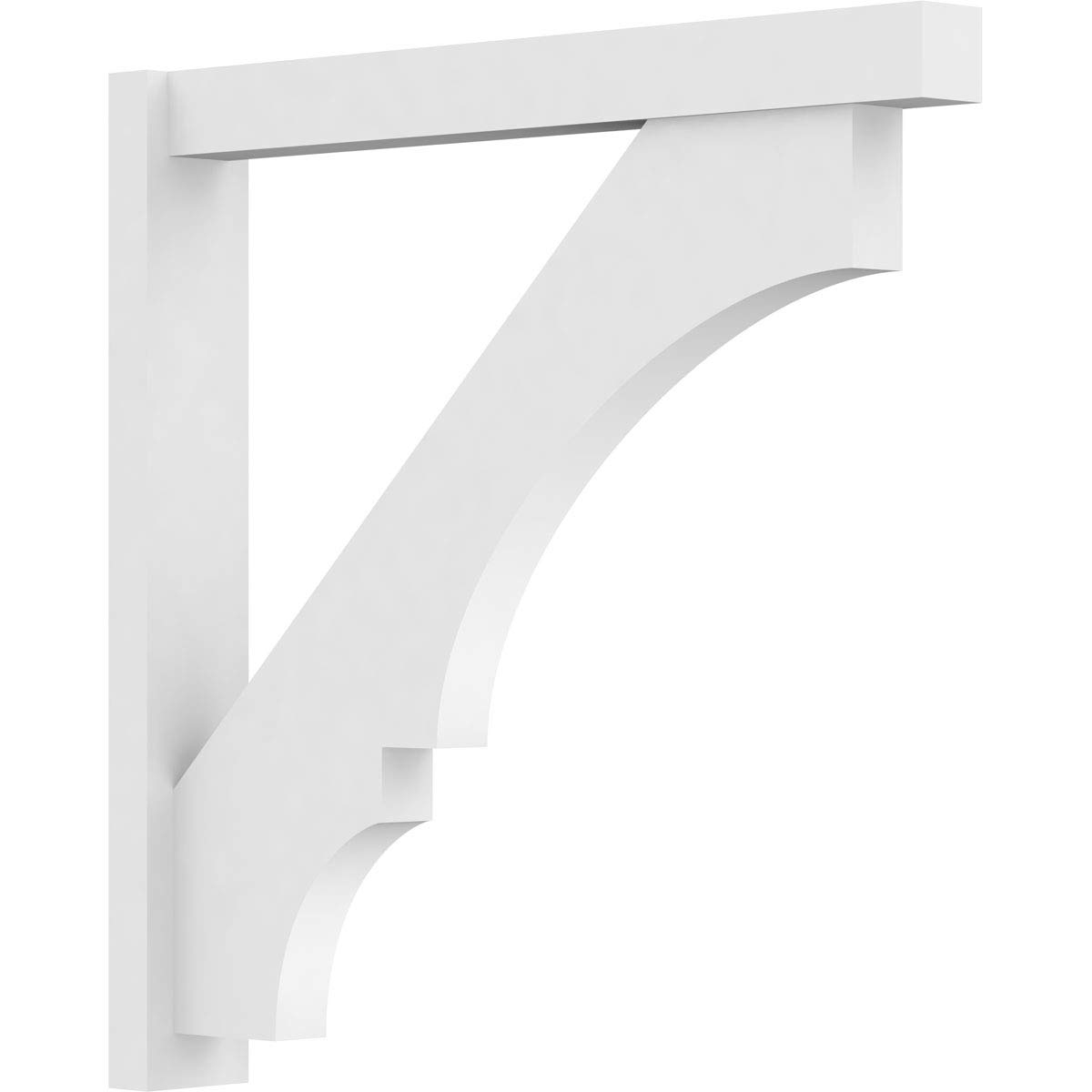 Ekena Millwork OUTP05X36X36BOA05 Balboa Architectural Grade PVC Outlooker with Block Ends - 5