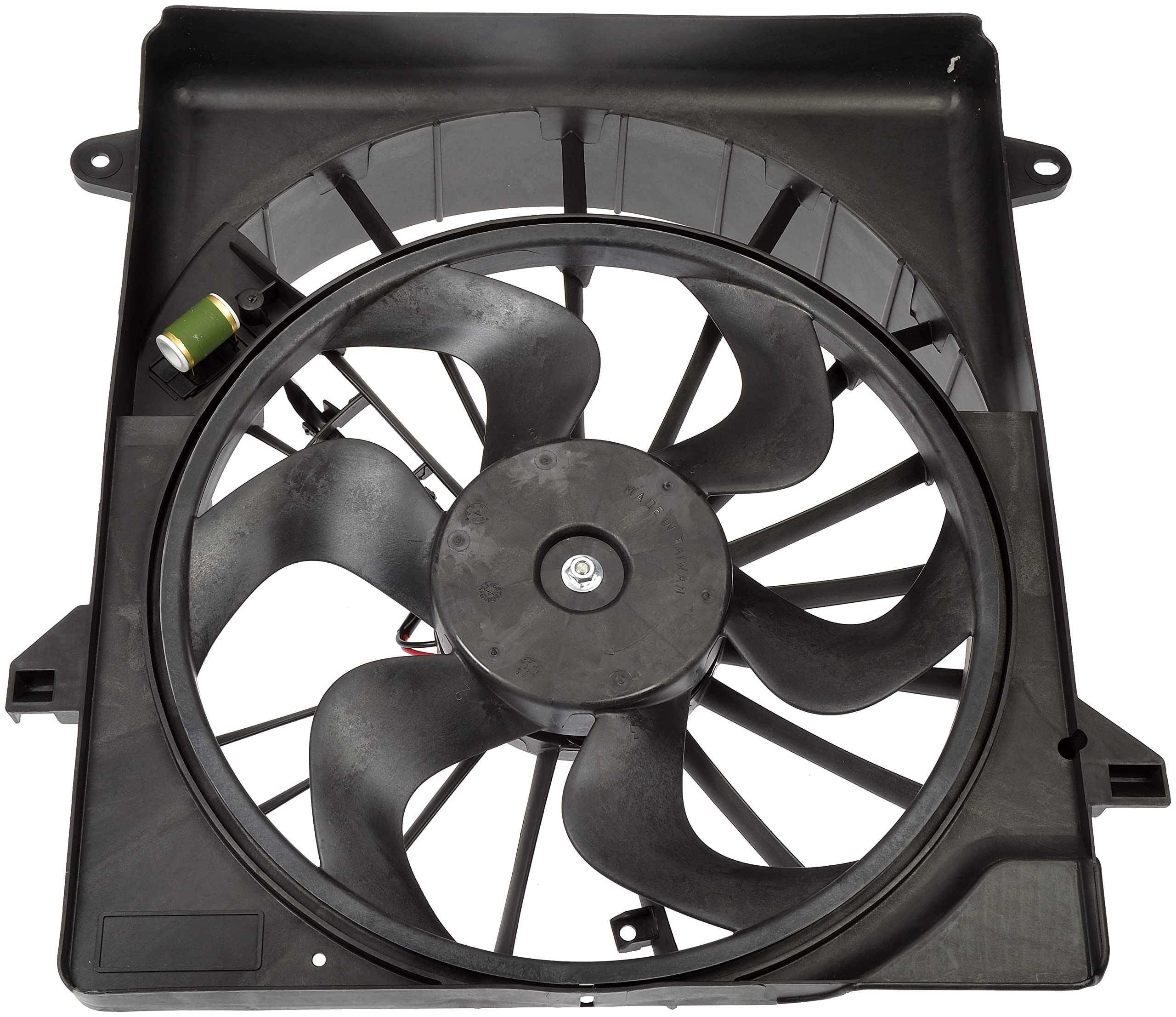 Dorman 621-391 Engine Cooling Fan Assembly Replacement for Jeep Wrangler, Cherokee, Grand Cherokee - High Performance Cooling System Part for Off-Road & Daily Driving