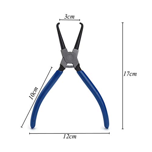 7 Inch Fuel Pipe Buckle Removal Pliers - Quick Release Hose Clip Tool for Fuel Pipe Joints & Filters - Ideal for Automotive Repair, Diesel Engines, and Fuel Line Maintenance