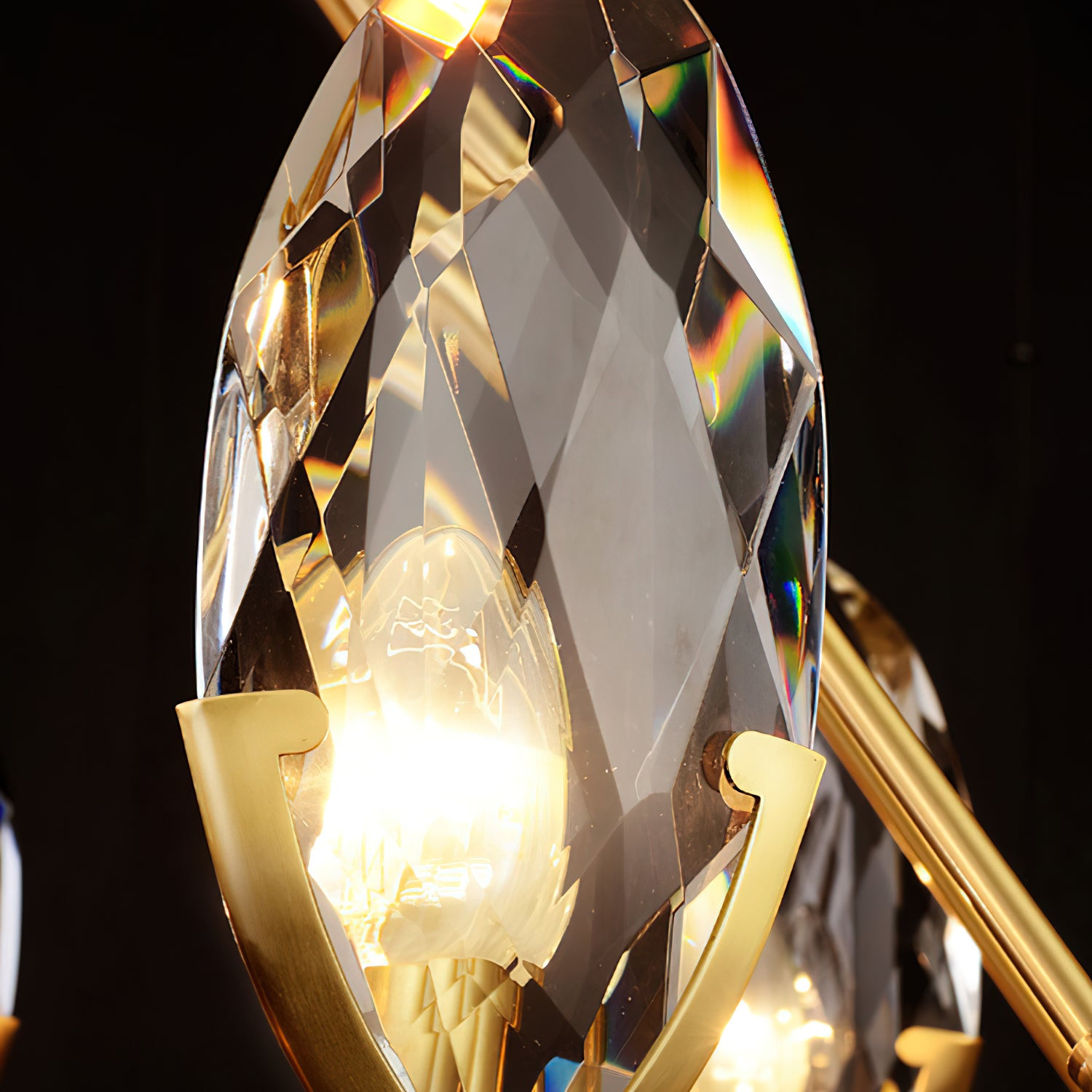 Lisandra Lustre Crystal Chandelier - Elegant Modern Ceiling Light Fixture for Dining Room, Living Room & Bedroom Lighting Decor