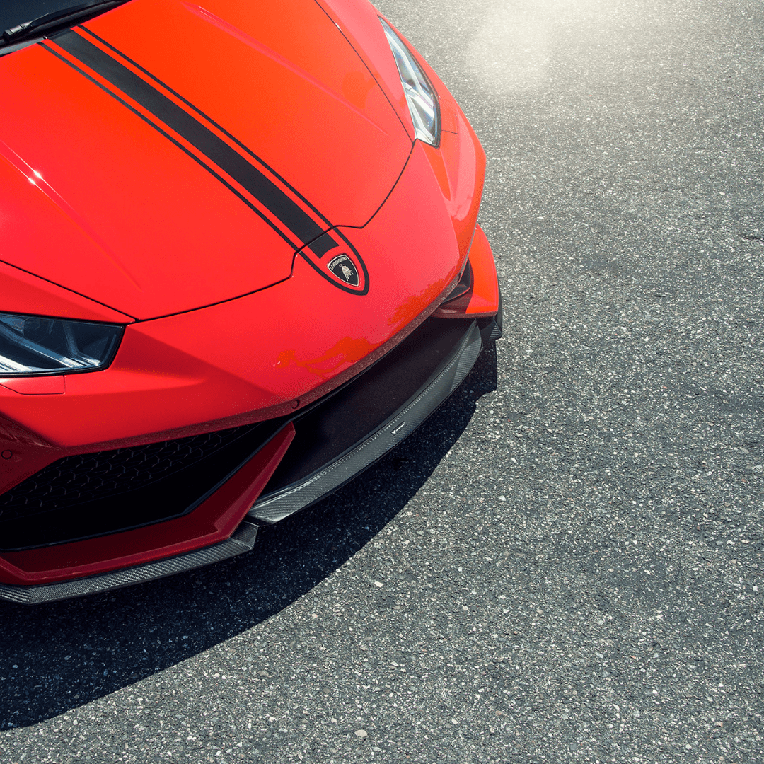 Lamborghini Huracan Verona Edizione Aero Front Spoiler - Carbon Fiber Lip for Enhanced Downforce & Style | Perfect for Track Racing & Car Shows