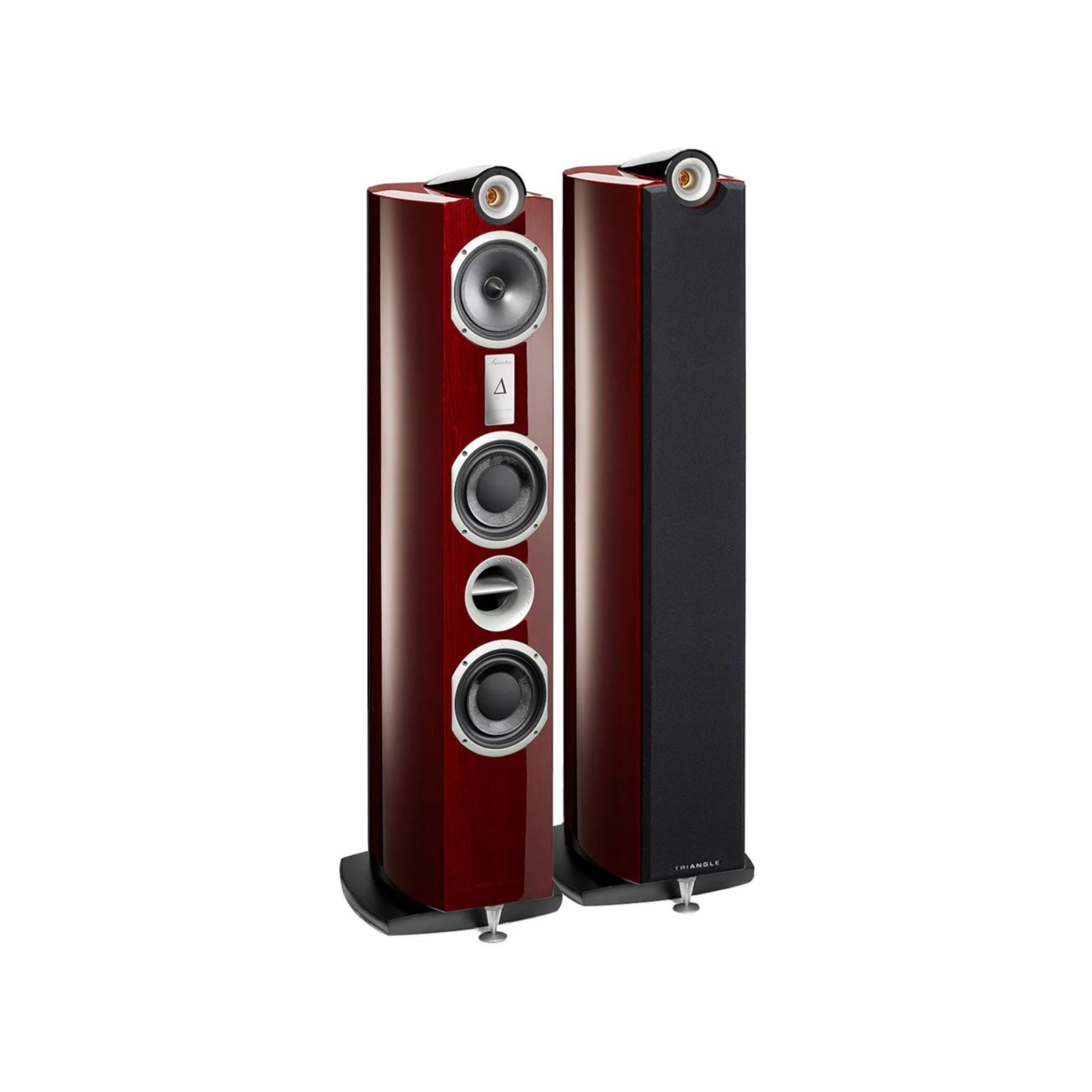 Premium Triangle Signature Delta Floorstanding Speakers - High-Fidelity Stereo Sound for Home Theater & Music Listening