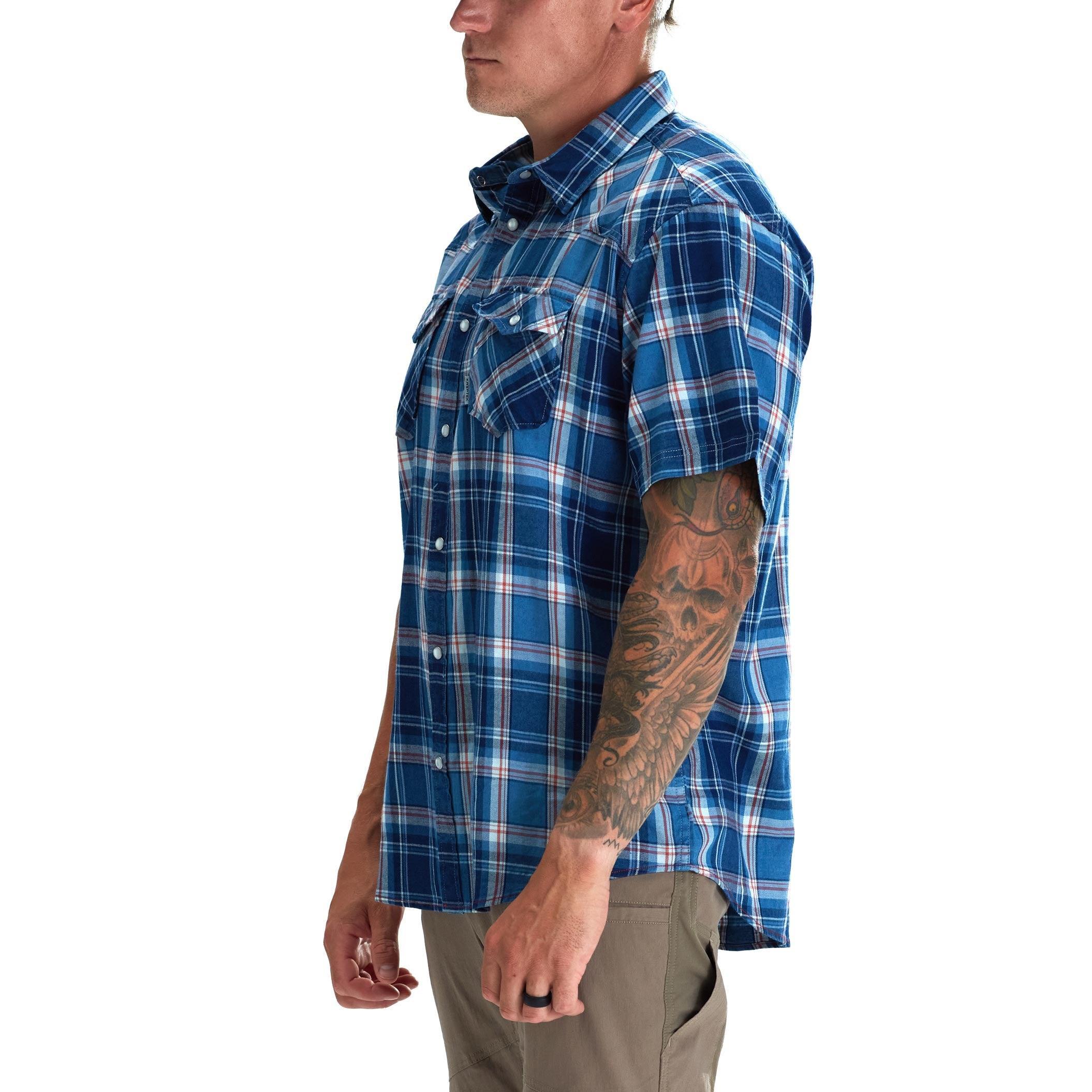 Tartan Flannel Shirt for Men - Classic Plaid Button Down Casual Shirt - Perfect for Fall, Winter & Outdoor Activities