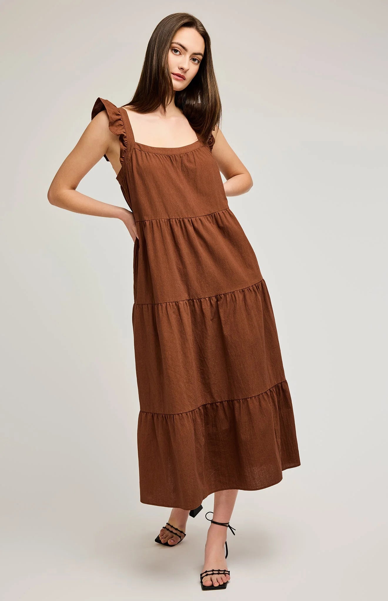 Gentle Fawn Calipso Floral Print Midi Dress for Women - Perfect for Summer, Beach, and Casual Outings