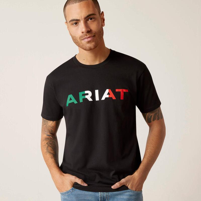 Ariat Viva Mexico T-Shirt for Men & Women - Comfortable Cotton Black Tee - Perfect for Casual Wear, Parties & Mexican-Themed Events