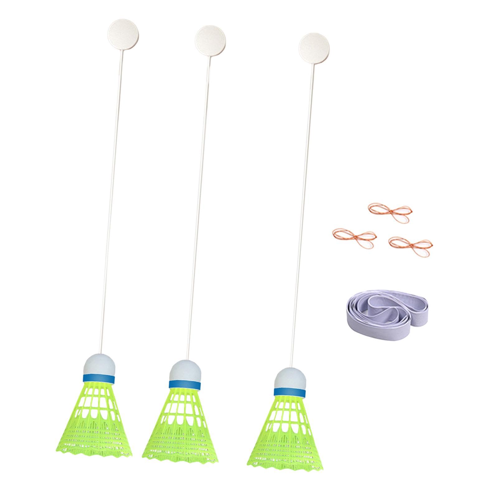 Enakshi Badminton Solo Trainer with Shuttlecock - Professional Practice Tool for Sports & Fitness | Traceless Hook Design | Perfect for Backyard Training, Gym Workouts & Solo Drills