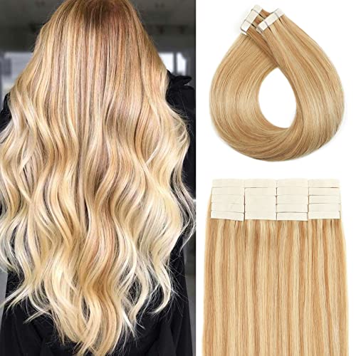Honey Brown mixed with Bleach Blonde