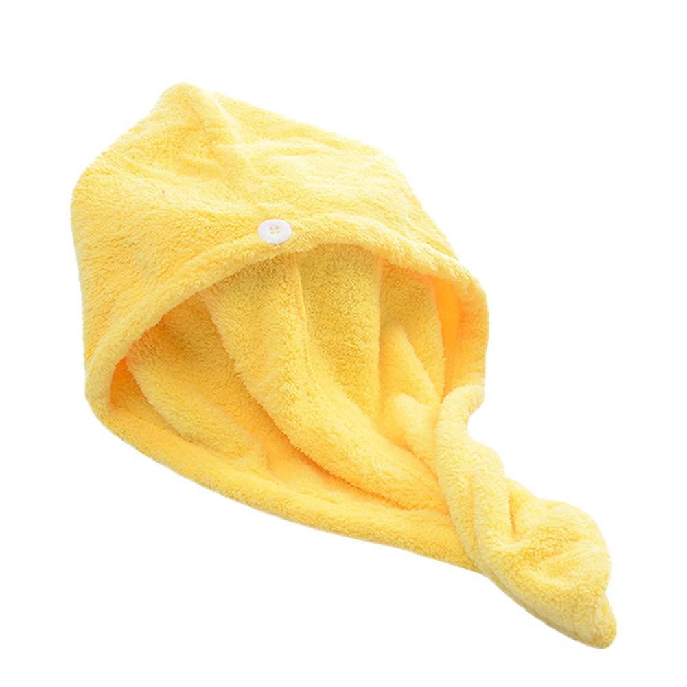 Valcatch Quick-Dry Shower Cap for Women - Coral Fleece Bath Hair Towel Hat, Soft & Absorbent Hair Wrap for Showering, Swimming & Salon Use