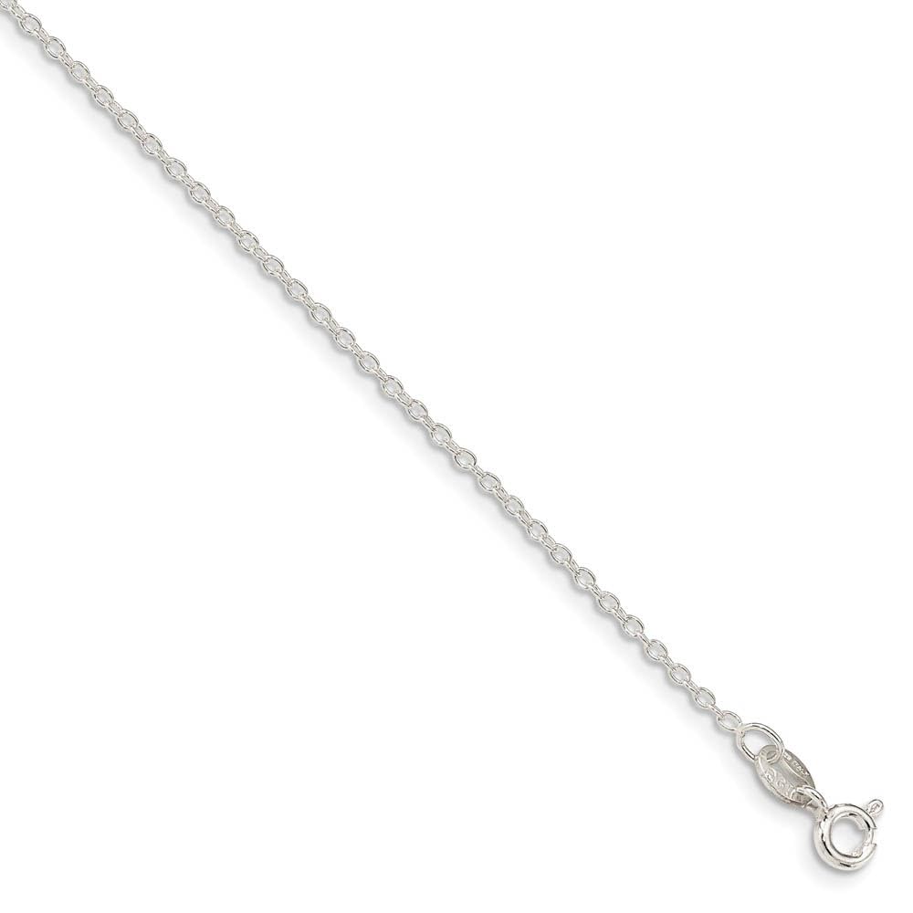 Sterling Silver Cable Chain Necklace 1.5mm - Perfect for Layering & Gifts
