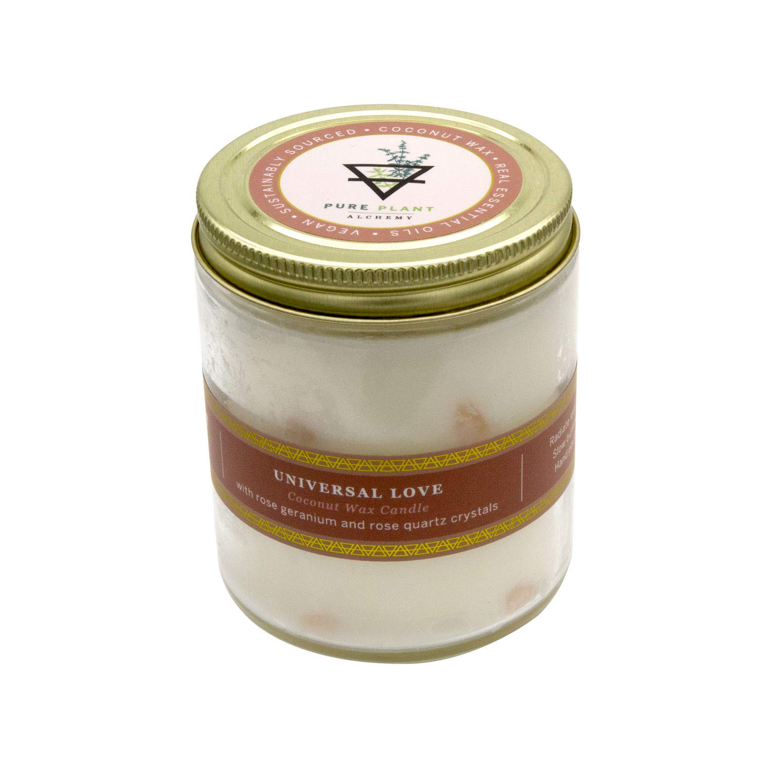 Universal Love Perfume - Rose & Geranium Scent with Rose Quartz Crystals | Romantic Gift, Aromatherapy & Self-Care Essential