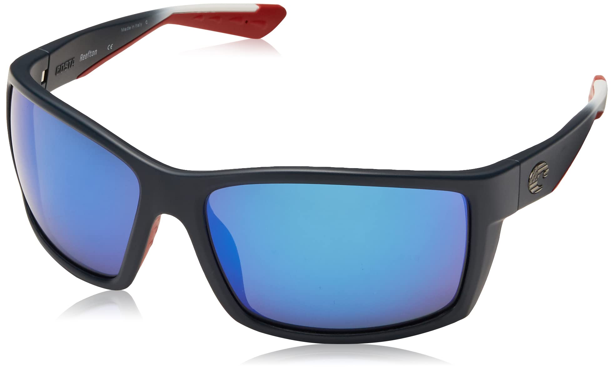 Costa Del Mar Men's Reefton Rectangular Polarized Sunglasses - UV Protection, Durable Frame - Perfect for Fishing, Driving & Outdoor Activities