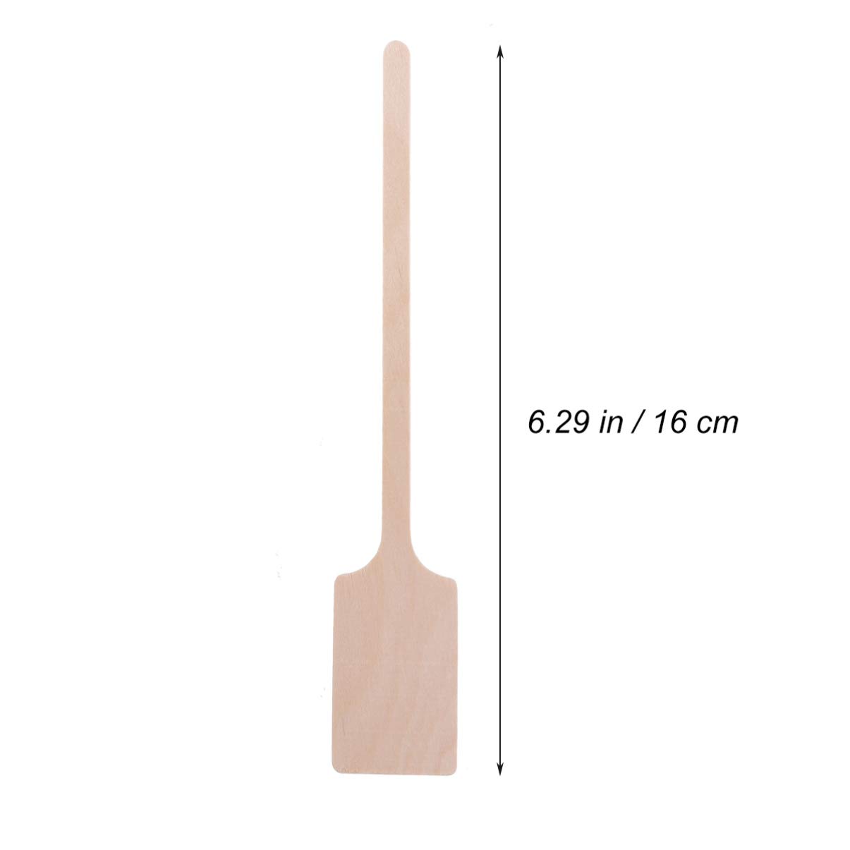 100pcs Wooden Coffee Stir Sticks - Natural Wood Stirrers for Hot & Cold Drinks - Perfect for Coffee, Tea, Cocktails & Baking (6 inch) | Eco-Friendly Disposable Stirring Rods for Home, Office & Cafes