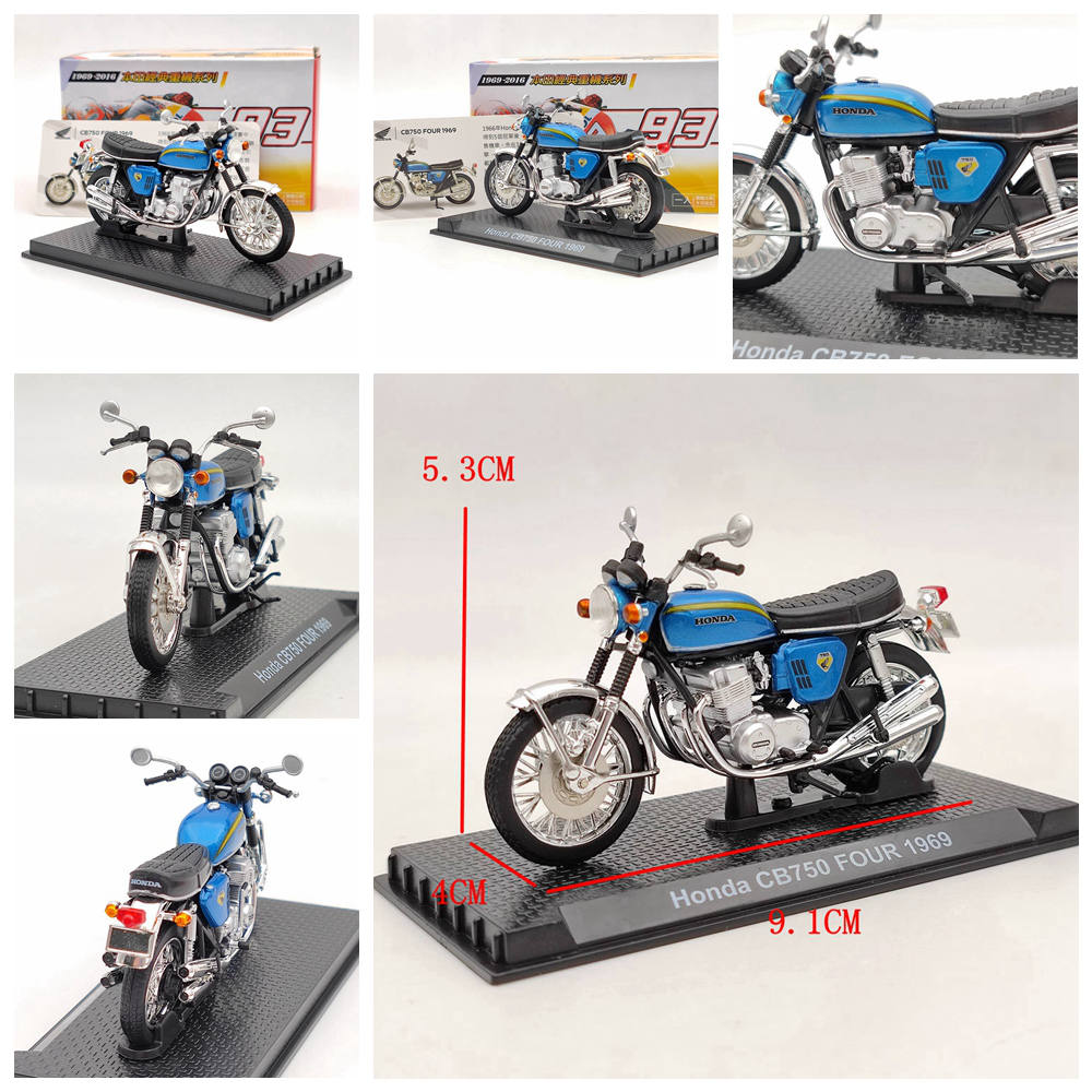 1/24 Scale Diecast Motorcycle Model - Honda CB750, Valkyrie, VFR750R, GORILLA, Goldwing, RC213V - Collector's Gift for Bike Enthusiasts - Perfect for Display, Gifts & Motorcycle Decor