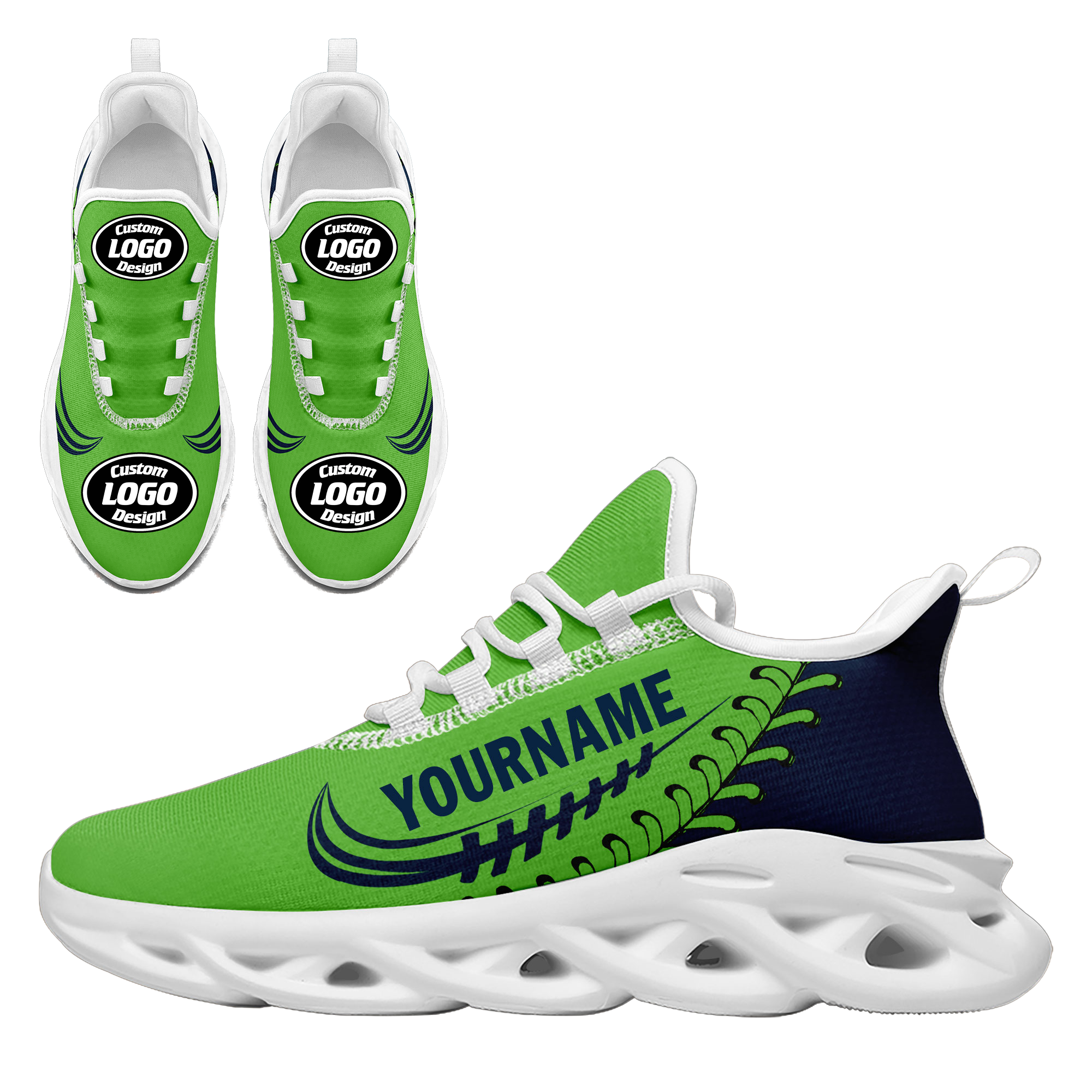 Custom MaxSoul Personalized Running Shoes - Lightweight Comfort Sneakers for Men & Women | Perfect for Jogging, Gym Workouts & Casual Wear