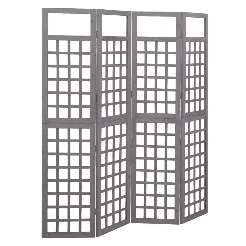 TYMMC 4-Panel Wooden Room Divider - 63.4