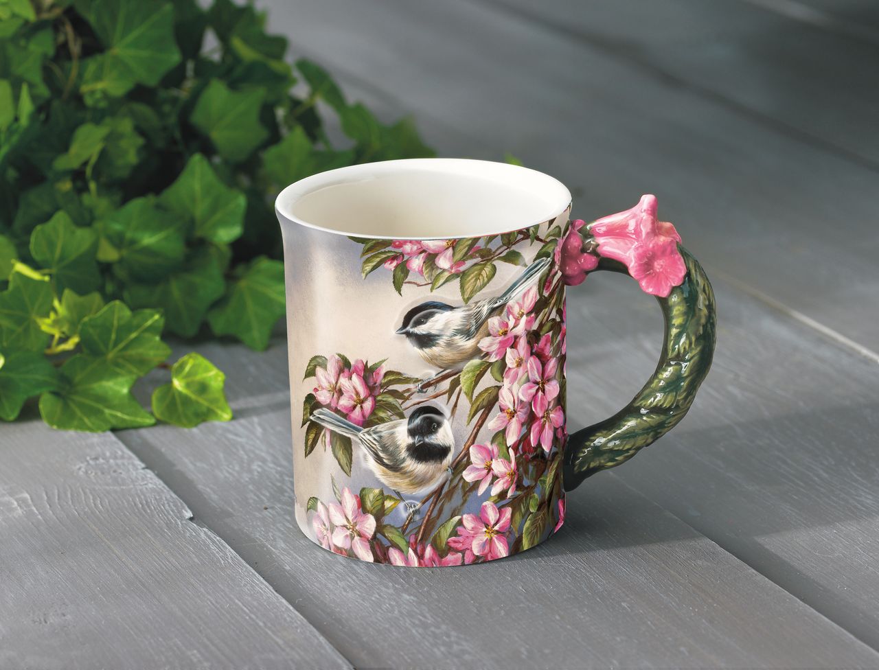 CRAPAPPLE Pair Sculpted Mug - Handcrafted Ceramic Coffee Cup for Tea & Hot Drinks - Perfect for Home, Office & Gifts
