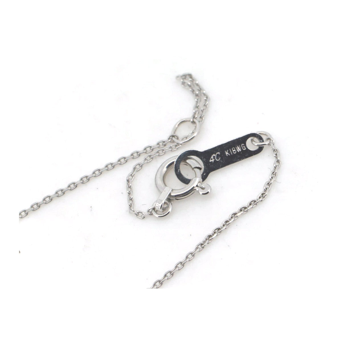 4℃ Diamond Necklace 18K White Gold (Au750) - Elegant Jewelry Gift for Women, Perfect for Anniversaries, Weddings & Special Occasions