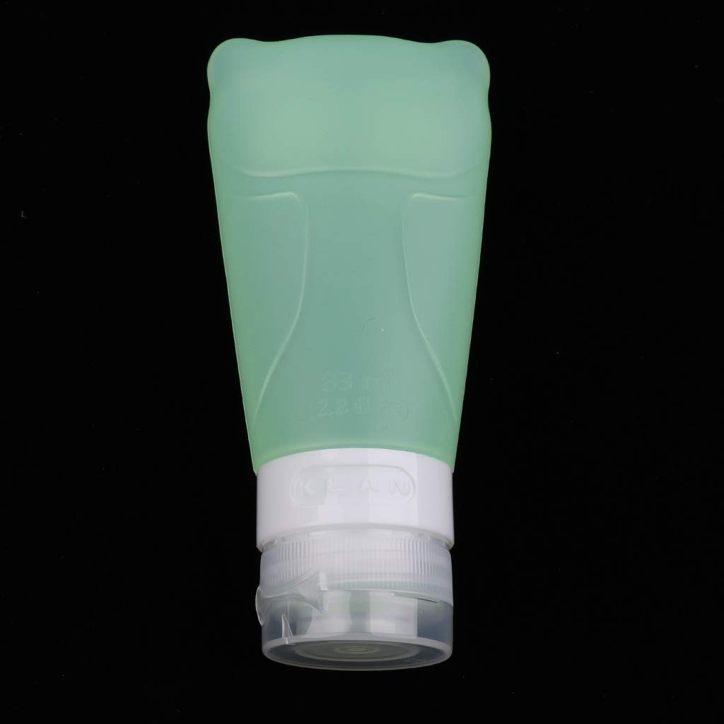 LOSA Refillable Travel Bottles for Shampoo, Conditioner & Lotion - 3oz Leak-Proof TSA Approved Toiletry Containers - Perfect for Gym, Vacation & Air Travel (Emerald Green)