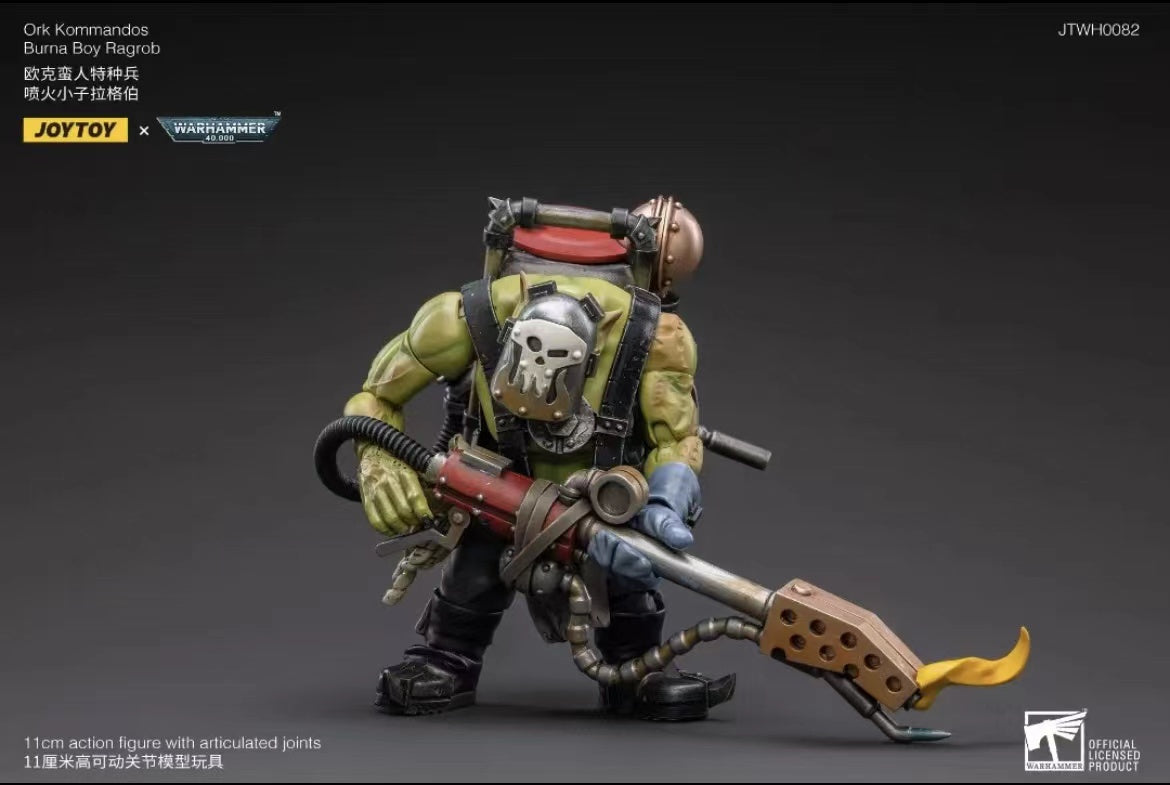 JOYTOY 1/18 Scale Warhammer 40K Ork Kommandos Action Figure - Highly Detailed Collectible Model for Tabletop Gaming & Display