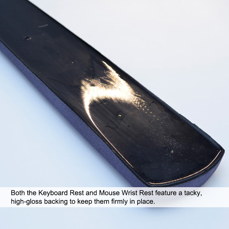 Ergonomic Gel Wrist Rest with Lycra Coating - Comfortable Support for Typing & Gaming - Perfect for Office, Home & Computer Workstations