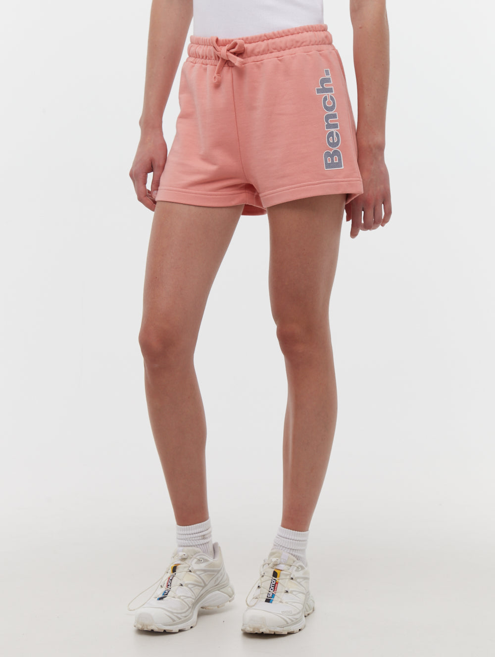 Phoebe Hip Logo Jogger Shorts for Women - Comfortable Athletic Running Shorts with Stylish Design - Perfect for Gym, Yoga, and Casual Wear