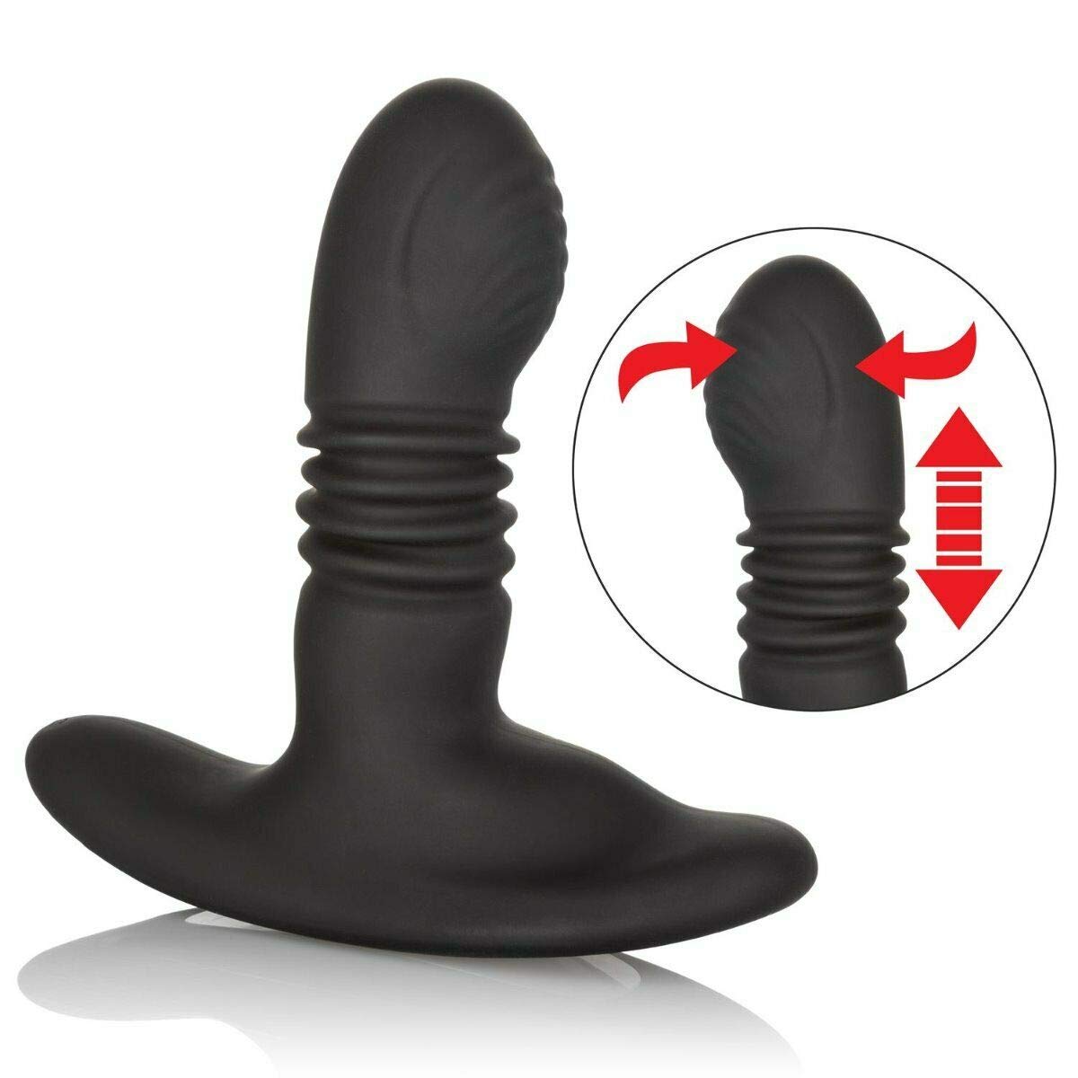 Premium Silicone Thrusting Rotating Anal Plug - Prostate Massager & Vibrator for Men | G-Spot & P-Spot Stimulation | Adult Toys for Couples & Solo Play
