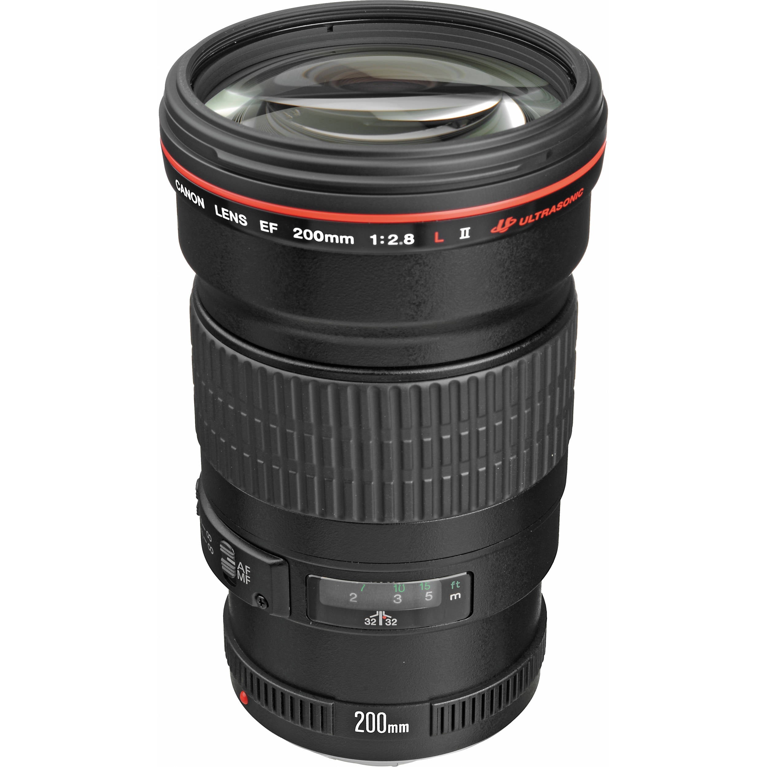 Canon EF 200mm f/2.8L II USM Telephoto Prime Lens for Portrait & Sports Photography - Professional Fast Aperture Camera Lens for DSLR Cameras - Perfect for Low Light & Action Shots