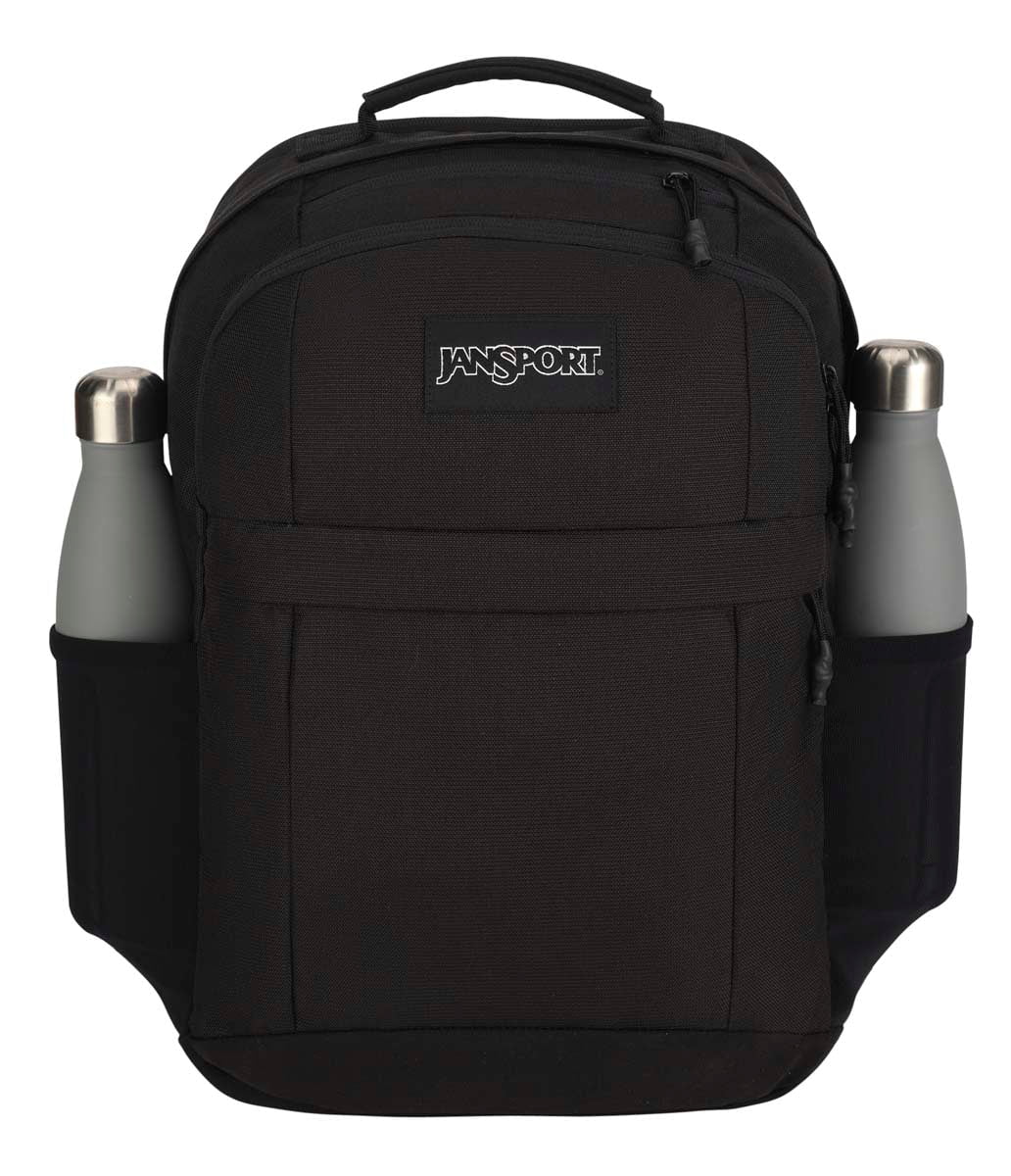 JanSport Landings Backpack - Durable Laptop Backpack for School & Travel, Black - Perfect for Students, Commuters & Outdoor Adventures