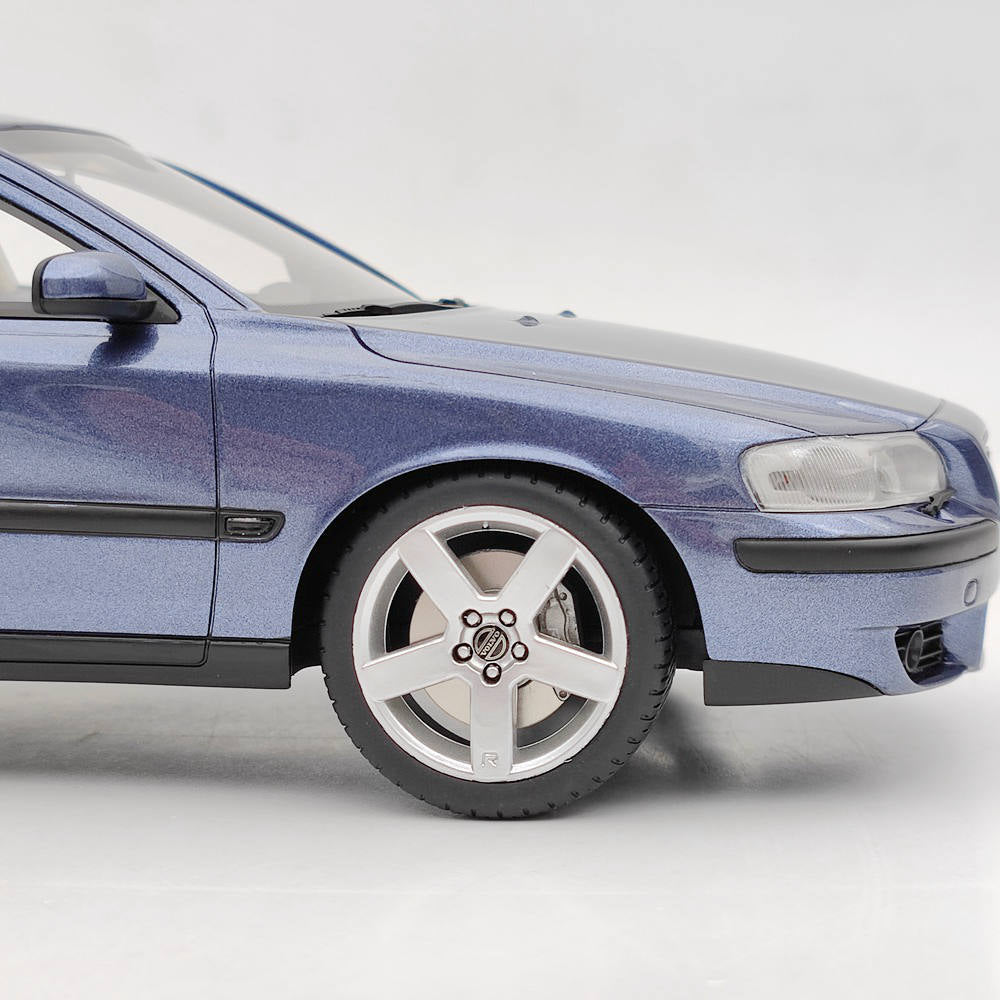 1/18 Scale Volvo S60 R 2003 Limited Edition Resin Model Car - Blue Collectible Toy Gift for Car Enthusiasts & Display for Home/Office Decor