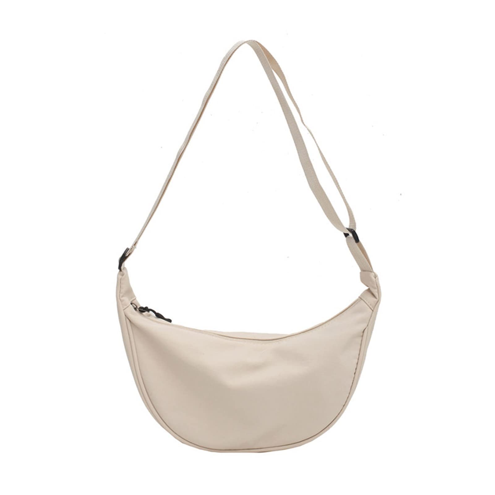 Women's Canvas Crossbody Bag - Stylish & Portable Hobo Shoulder Purse for Casual Outings, School, Travel & Everyday Use (One Size, Color B)