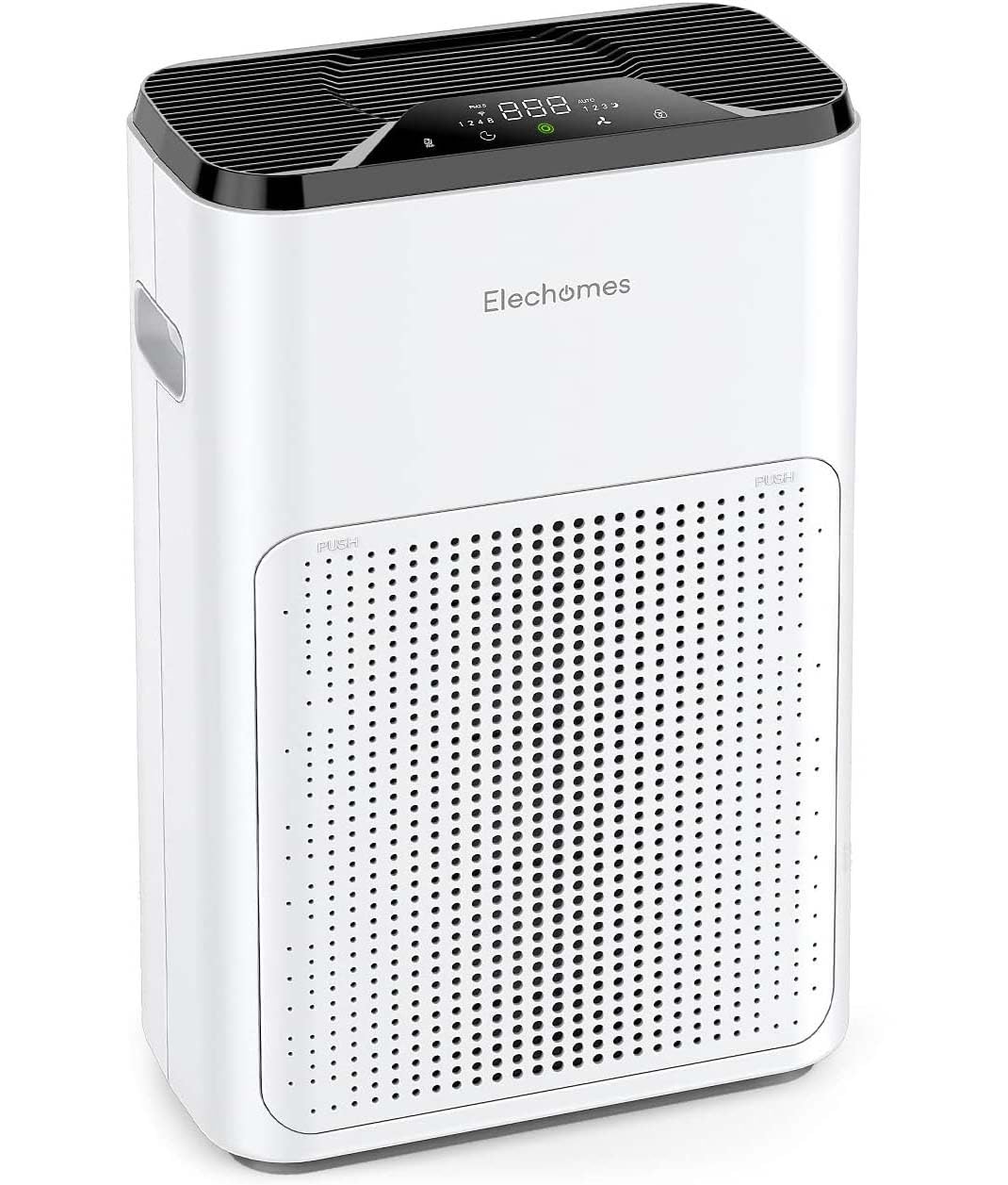 Elechomes Smart WiFi Air Purifier with Alexa & Google Assistant - True HEPA Filter for Large Rooms (323ft²) - Ultra Quiet Sleep Mode - Perfect for Bedroom, Office & Allergy Relief