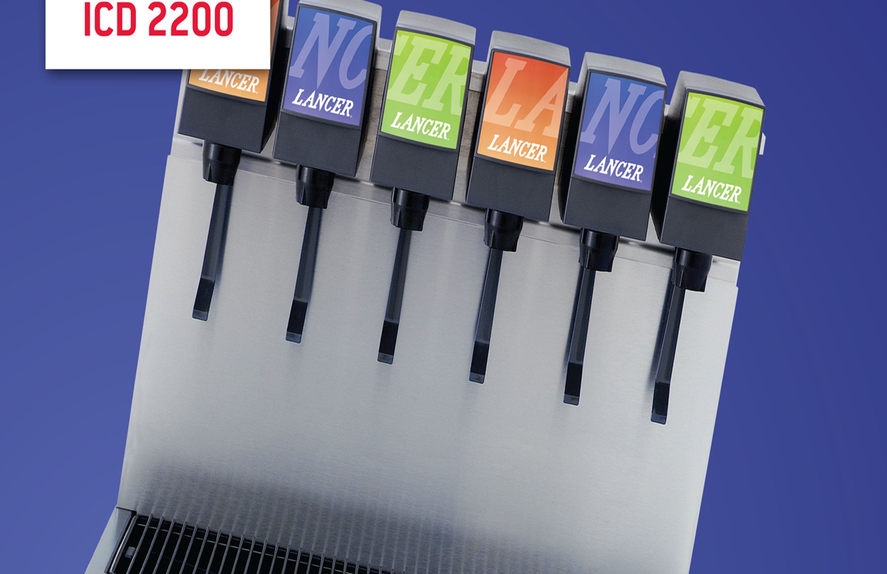 Lancer 15 x 23 Drop-In 6 Valve ICD 2200 High Performance Beverage Dispenser - Ideal for Restaurants, Bars, and Catering Services with Free Shipping
