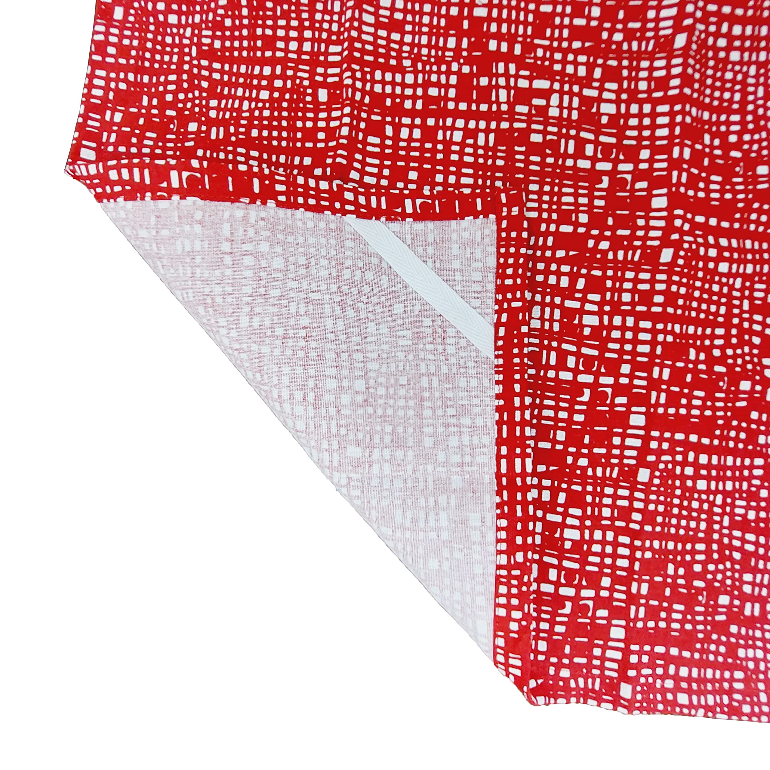 Premium 100% Cotton Kitchen Tea Towel Set - Ultra Soft & Absorbent Dish Towels (18x28 Inch) in Nest Red | Multipurpose for Cooking, Cleaning & Drying | Perfect for Everyday Kitchen Use, Dishwashing & Hosting Guests