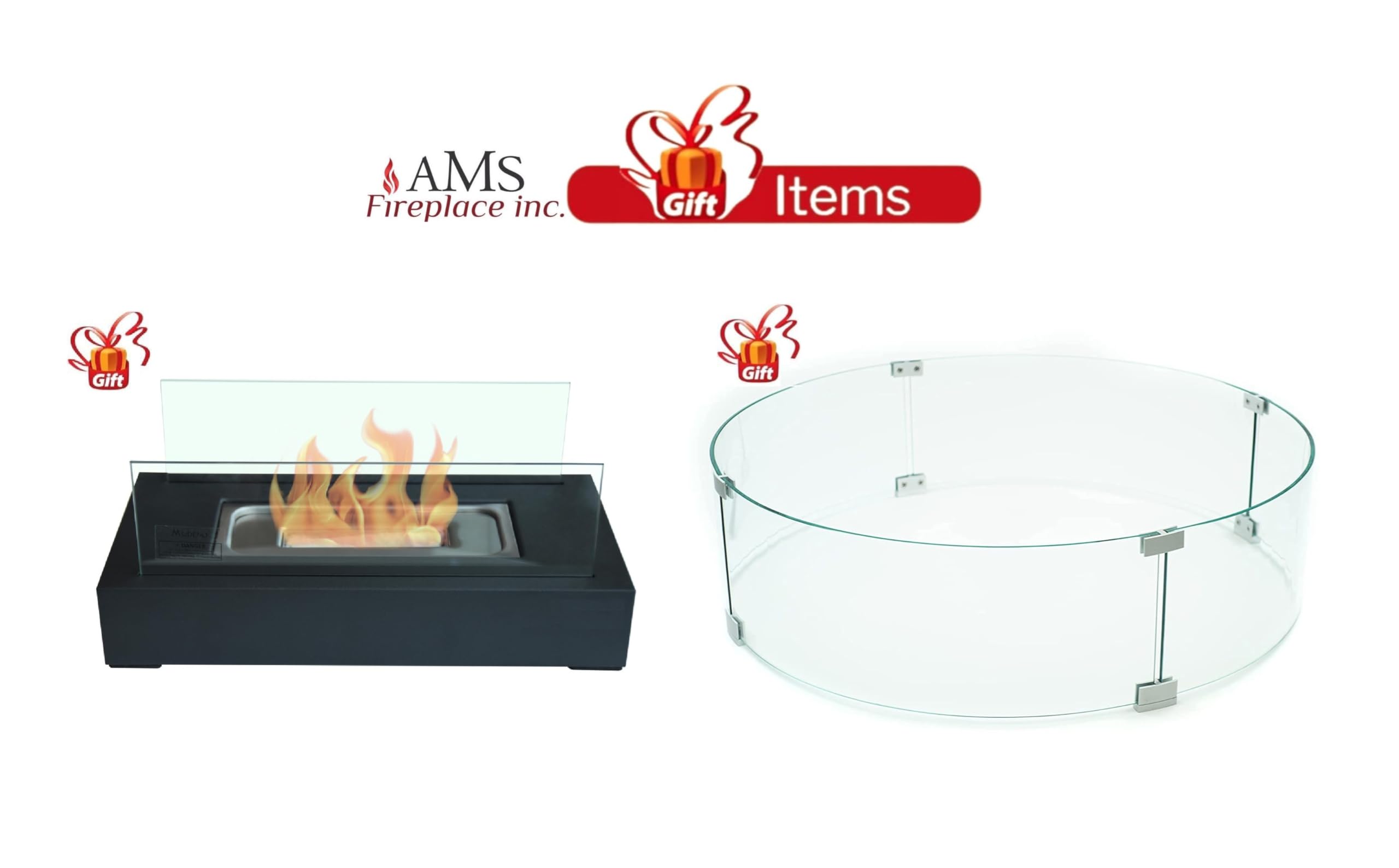 Elementi Metropolis Table Cast Concrete Natural Gas Fire Table - Outdoor Fire Pit for Patio, Deck & Backyard with Canvas Cover & Lava Rocks (Includes Free AMS Fireplace Wind Guard) | Perfect for Outdoor Entertaining, Camping & Relaxation