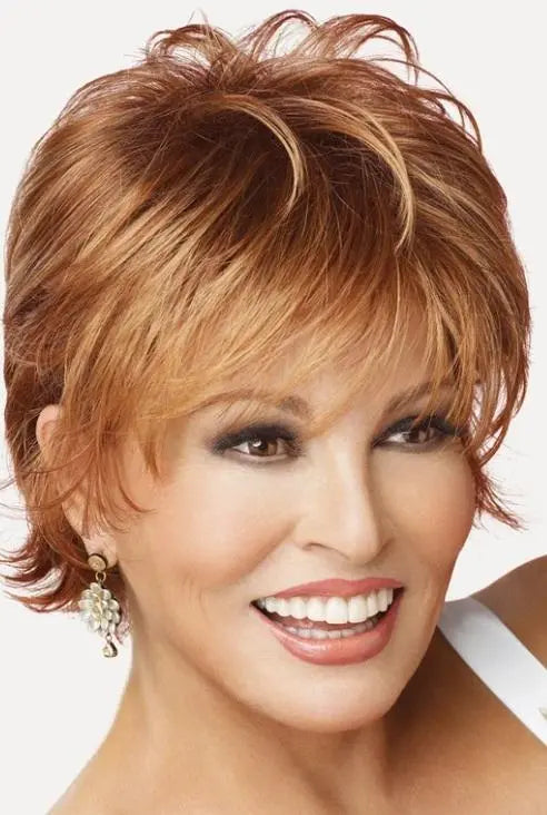 Raquel Welch Synthetic Wigs for Women - Heat Resistant, Natural Look, Adjustable Straps - Perfect for Cosplay, Daily Wear & Special Occasions