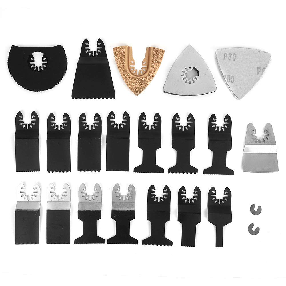 Oscillating Saw Blades Kit - Wood, Metal & Plastic Cutting for DIY & Home Repair