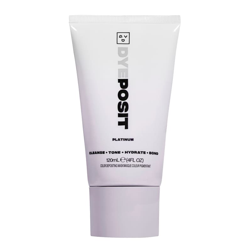 Good Dye Young DyePosit Platinum Hair Mask - Vegan Semi-Permanent Conditioning Treatment for Vibrant Color - Perfect for Salon & At-Home Hair Care